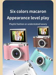 Teckwe Kamera Digital Saku Kompak 800mAh dengan Auto Focus, 48MP 4K, Deteksi Wajah, Layar 2.8 inci, Zoom Optik 18x, Baterai Isi Ulang, Cocok untuk Pelancong dan Pecinta Fotografi, Perlengkapan Perjalanan Penting - View 7