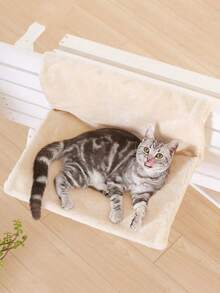 1 Hanging Cat Hammock Suitable For All Seasons, Cat Bed, Comfortable, Soft And Washable Cat Hammock For Cats To Sleep On, Suitable For Cats Weighing 12kg, And Suitable For Multiple Scenarios Such As Stair Handrails And Windows - Multicolor - View 8