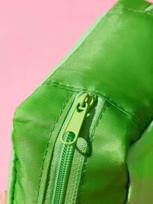 THE POWERPUFF GIRLS X SHEIN 方形收納包，拉鍊密封，可存放衛生棉、化妝品、耳機數據線，支持單個或整套，女孩通勤、旅行便攜多功能雜物化妝收納包 - 彩色 - 查看 13