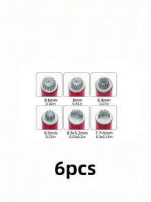 Nail Art Stamping Pen Set - A Simple DIY Nail Design Set That Can Be Used For Dotting And Drawing. It Features Fragrance-Free Stamping Tools, Making It Suitable For Women And Girls. - Red - View 6