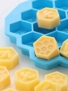 1 Honeycomb Bee Silicone Mold, Can Be Used To Make Candles, Soap, Clay, Etc., Suitable For DIY Handmade Gifts - multicolor - View 2