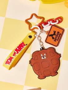 TOM & JERRY X Joivida Keychain, Bag Decoration, Bag Hanger Chain - Brown - View 3