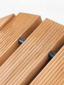 1pc Wooden Garden Path Mat, Roll-Out Anti-Slip Walkway Tiles For Outdoor Patio Lawn, Decorative Non-Slip Floor Board For Backyard Pathway, Weather-Resistant Wood Flooring - multicolor - View 7
