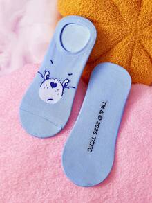 SHEIN X Care Bears 6-Pack Bear Pattern Women's Invisible Socks - variegated - View 12