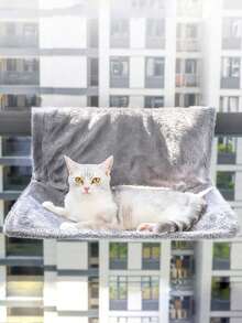 1 Hanging Cat Hammock Suitable For All Seasons, Cat Bed, Comfortable, Soft And Washable Cat Hammock For Cats To Sleep On, Suitable For Cats Weighing 12kg, And Suitable For Multiple Scenarios Such As Stair Handrails And Windows - Multicolor - View 9