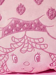 Strawberry Shortcake X SHEIN 1pc-Cute Strawberry Shaped Decorative Pillow, Can Be Used On Sofa, Car - Baby Pink - View 5