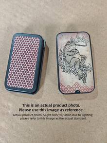 1 Buah Kotak Kaleng Besi Antik Bermotif Retro, Organizer Penyimpanan Serbaguna untuk Barang-Barang Kecil, Desain Klasik Sederhana (Korek Api Tidak Termasuk), Hadiah Sempurna untuk Pasangan, Teman, Kolektor, dan Liburan - MultiWarna - View 5