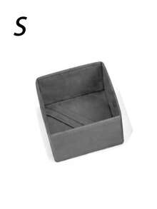 Light Gray Foldable Storage Box Fabric Closet Organizer Drawer Divider For Clothes Underwear Bras Socks Lingerie Dark Gray Space Saving Wardrobe Storage Home Decor Dorm Room Essential Household Gift - Light gray - View 15