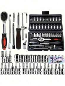 Multifunctional Hex Socket Ratchet Wrench Set For Home, Car And Vehicle Repair, Quick Socket Combination Wrench - View 1