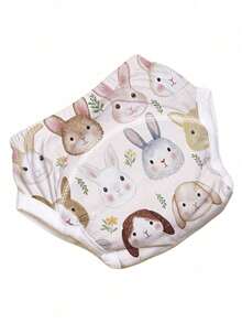 Baby Small Animal Toilet Training Pants, Breathable And Water-Absorbing Washable Diaper Panties, Infant Diaper Abstinence Practice Pants 3 Packs - Multicolor - View 12