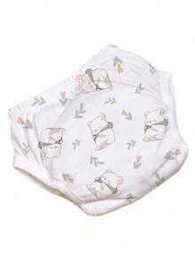 Baby Small Animal Toilet Training Pants, Breathable And Water-Absorbing Washable Diaper Panties, Infant Diaper Abstinence Practice Pants 3 Packs - Multicolor - View 22