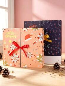 1/5 Pcs ChristmasDecorations,1 Set Christmas Countdown Calendar,Blue/Pink/Green/Red,Includes 24 Cardboard Treasure Boxes,Can Be Used To Fill Countdown Calendar Storage Boxes,Perfect Choice For DIY Gifts And Holiday Decorations - View 3