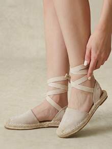 Styleloop Women's Rope Sole Bohemian Comfortable Fisherman Shoes Fall Shoes - Apricot - View 7
