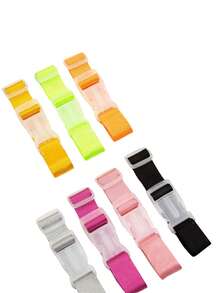 Found Favorite 1/2/5 Colored Luggage Straps, Portable And Adjustable Luggage Security Straps For Use On Trips; Travel Accessories That Are Easy To Carry. - Multicolor - View 4