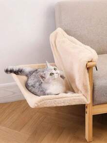 1 Hanging Cat Hammock Suitable For All Seasons, Cat Bed, Comfortable, Soft And Washable Cat Hammock For Cats To Sleep On, Suitable For Cats Weighing 12kg, And Suitable For Multiple Scenarios Such As Stair Handrails And Windows - Multicolor - View 7