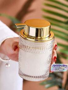 كوب فقاعي بحمام ذهبي على شكل عباد الشمس ديكور حمام منزلي ديكور خريفي العودة إلى المدرسة - لون شمبانيي - مشاهدة 1