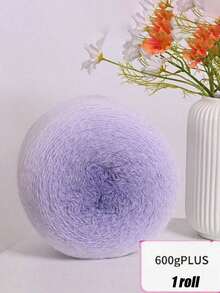 600g Big Magic Circle Yarn Ball Handmade DIY Knitting Gradient Light Mist Snow Fairy Long Fluffy Yarn Throw Blanket Bouquet Yarn Kit Yarn - 600 Grams - View 8