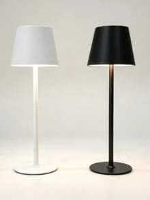 LED Wireless Waterproof Desk Lamp, USB Charging, Touch Switch Operation, 3-Color Light, Portable Night Light, Decorative Room, Suitable For Multi Scene Lighting In Restaurants, Bedrooms, Desks, And Camping - Desk Lamp - View 4