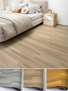 Haus Hana 1 Roll Vinyl Wood Grain Self-Adhesive Floor Sticker,3 Colors,40cm(15.7in),Free Installation Tools,Waterproof Anti-Slip Anti-Oil,Removable Cuttable,Renter Friendly For Bedroom Kitchen Bathroom RV Home Renovation - Fan pear wood - View 1