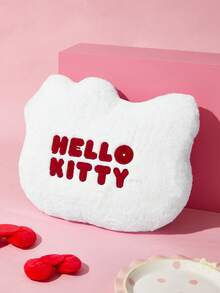 HELLO KITTY AND FRIENDS | SHEIN وسادة ديكورية بشكل كرتوني لطيف، قطعة واحدة، يمكن استخدامها مع الأريكة والسيارة - أبيض - مشاهدة 4