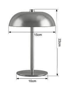 Nordic Wireless Desk Lamp, 1200mAh Rechargeable Battery Powered LED Bedside Night Light, 3-Level Touch Dimming, Simple Design Suitable For Bedrooms, Living Rooms, Cafes - New-a - View 4