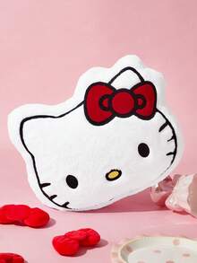 HELLO KITTY AND FRIENDS | SHEIN وسادة ديكورية بشكل كرتوني لطيف، قطعة واحدة، يمكن استخدامها مع الأريكة والسيارة - أبيض - مشاهدة 6
