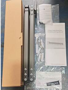 1件裝壁掛式可折疊伸縮三段式晾衣架,省空間耐用易安裝,適用洗衣房、陽台、居家收納整理,送禮首選 - 彩色 - 查看 11