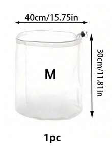 SHEIN 3-Size Mesh Laundry Bag Set (S/M/L) - Transparent Drawstring Washing Machine Protector For Socks/Bras/Delicates | Reusable Garment Organizer WithMesh (Home & Travel Use) - White - View 10