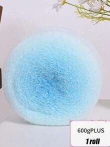 600g Big Magic Circle Yarn Ball Handmade DIY Knitting Gradient Light Mist Snow Fairy Long Fluffy Yarn Throw Blanket Bouquet Yarn Kit Yarn - 600 Grams - View 4