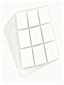 10/20/30/50pcs A4 Size Card Sleeves Clear Pvc Protective Trading Card Album Pages For Game Cards Collectors Storage Organizer Sports Baseball Cards Display Holder Premium Acid-Free Waterproof Durable - Clear - View 3