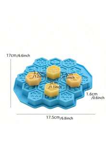 1 Honeycomb Bee Silicone Mold, Can Be Used To Make Candles, Soap, Clay, Etc., Suitable For DIY Handmade Gifts - multicolor - View 5