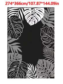 5ft X 8ft Waterproof Outdoor Rug, Reversible Plastic Straw Indoor Outdoor Patio Carpet For RV, Porch, Deck, Backyard, Camper - multicolor - View 12