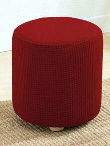 Round Stretch Ottoman Cover, Elastic Spandex Furniture Protector, Non-Slip Soft  Stool Slipcover For Living Room Bedroom Home Office - Multicolor - View 11