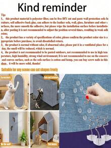 Cat Scratch Mat, Self-Adhesive Trimmable Carpet, Cat Scratch Post Carpet, Furniture Protector Against Scratching - Khaki - View 5