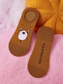 SHEIN X Care Bears 6-Pack Bear Pattern Women's Invisible Socks - variegated - View 13
