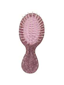 1pc Portable Luxury Rhinestone Mini Air Cushion Hair Brush, Scalp Massage Comb, Anti-Static Smooth Styling Brush, Makeup & Hairstyling Tool For Home And Travel - Multicolor - View 9