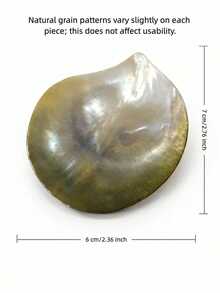 Haus Hana Natural Shell Jewelry Dish, Heart-Shaped Mother Of Pearl Trinket Tray, Iridescent Ring Earring Organizer, Boho Vanity Decor, Father's Day Gift - Multicolor - View 12