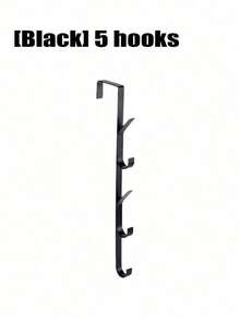 Over-The-Door Hooks, Multi-Functional Space-Saving Vertical Storage Hooks, No-Drill Door Hanging Storage Rack, Suitable For Bathroom, Bedroom, Entryway, Sturdy Door Back Clothing Rack, Towel Rack, Home Bathroom Accessories, Home Decor Storage - Vertical Hook - View 15