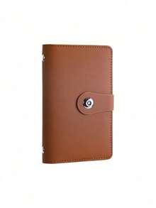 Haus Hana Password Lock Savings Book Storage Bag, Round Buckle Password Lock Mirror Savings Book, Magnetic Buckle Savings Book, Cash Savings Book, Can Hold Cash Storage Bag, Savings Clip, Money Book, Storage Book, Can Hold Banknotes, Commemorative Banknotes - Multicolor - View 16