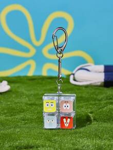 SpongeBob SquarePants | Joivida 1個卡通原創超紓壓按鈕玩具鑰匙圈吊飾 - 彩色 - 查看 3