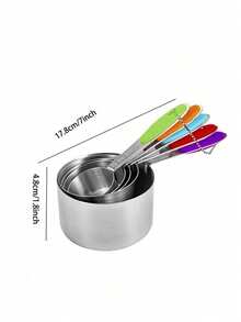 Haus Hana 11pcs Magnetic Suction Cup Measuring Spoon Stainless Steel Baking Tool Scale Measuring Seasoning Storage Spoon - Multicolor - View 9