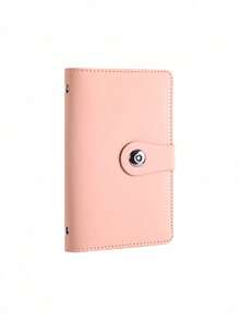 Haus Hana Password Lock Savings Book Storage Bag, Round Buckle Password Lock Mirror Savings Book, Magnetic Buckle Savings Book, Cash Savings Book, Can Hold Cash Storage Bag, Savings Clip, Money Book, Storage Book, Can Hold Banknotes, Commemorative Banknotes - Multicolor - View 17