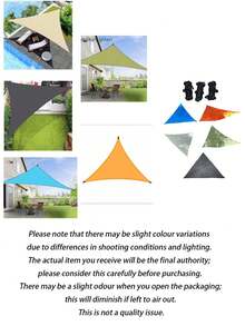 One Piece Of Three-Sided Outdoor Umbrella, Patio And Balcony Sunshade, 3-Meter Silver Coated Sun Umbrella, Landscape Umbrella, Waterproof - 3*3*3M - View 14