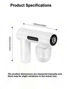 Teckwe 手持式 USB 充電噴霧藍光消毒槍，便攜輕量、單鍵操作、防漏設計、可調噴霧模式，適用居家、辦公室、汽車、旅行、飯店，日常消毒與假期清潔必備，多用途 - 白色 - 查看 8