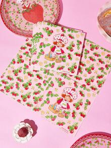 Strawberry Shortcake X SHEIN Papaper Napkins - Strawberry Doll - View 1