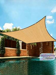 Ultraviolet Protection Outdoor Sunshade Cover, Suitable For Patios, Gazebos, Gardens, Backyards, Balconies, Decks, Swimming Pools And Courtyards. Durable And Breathable Privacy Sunshade Curtain, With Reinforced Edges, Easy To Install - multicolor - View 1