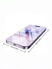 1 Pack 9H+ Hardness Tempered Glass Screen Protector, Military-Grade 12FT Drop Protection, Anti-Scratch Anti-Shatter, Full Coverage , Case-Friendly, HD Clear, Touch Sensitive - Clear - View 3