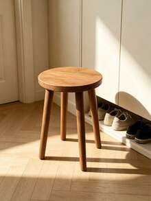 1PC Wooden Plant Stand, Detachable High Stool, Suitable For Living Room, Bedroom, Kitchen, Entrance Of Garden And Home Storage. Essential For Families. - Walnut - View 7