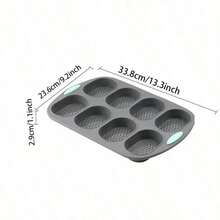 SHEIN Cetakan Kue Silikon Tahan Suhu Tinggi, Cetakan Kue Kering Qifeng, Roti Panggang, Cangkir Mafen, Cetakan Kue Anti Lengket, Cetakan Kue Panggang, Ide Kreatif - Dark Grey - View 30
