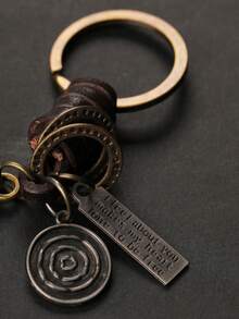 1pc Retro Creative Gift Robot Decor Keychain For Men Back To School - multicolor - View 5